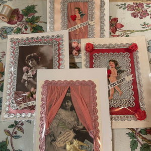 Hand made Victorian Style Valentines
