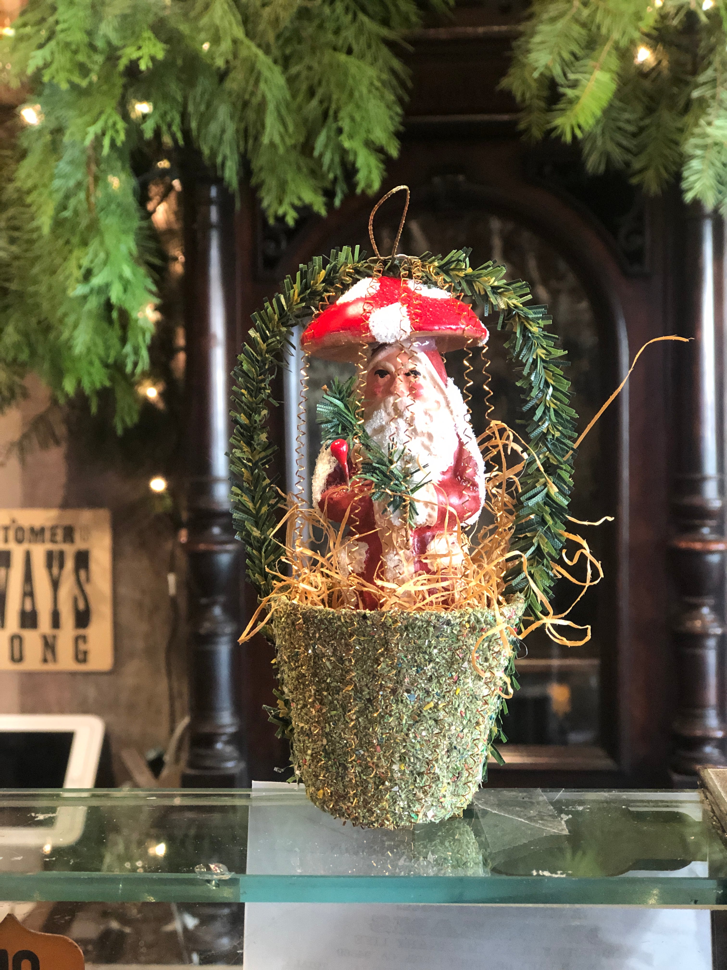 Authentic Belsnickel Santa In Basket