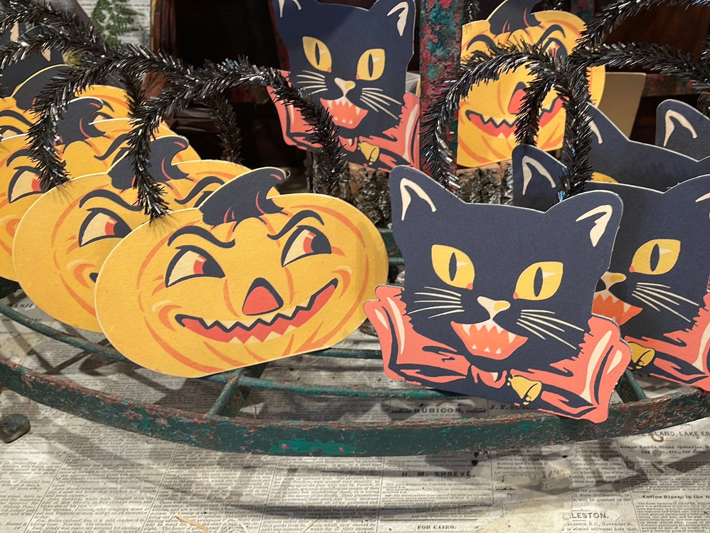 Cat and Pumpkin Treat Containers