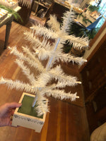 Load image into Gallery viewer, White Tabletop Feather Tree
