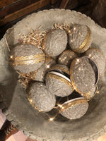 Load image into Gallery viewer, Glittered Walnut Gift Container
