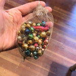 Load image into Gallery viewer, Antique Tricotine Bag full of Antique Glass Beads
