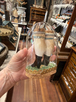 Load image into Gallery viewer, Hand-Cast &amp; Painted  Doll Legs under Glass Dome
