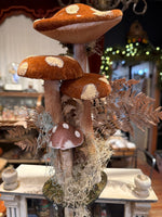 Load image into Gallery viewer, Large Velvet Mushroom Group
