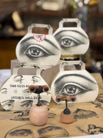 Load image into Gallery viewer, Antique Blown Glass Doll Eyes
