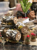 Load image into Gallery viewer, Faux Bois Woodland Treat Container
