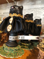 Load image into Gallery viewer, &quot;Worship Me&quot; Caped Cat
