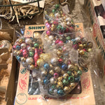 Load image into Gallery viewer, Antique Tricotine Bag full of Antique Glass Beads
