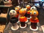 Load image into Gallery viewer, Charming Bobblehead Candy Containers: Jack&#39;o&#39;Lantern and Ghost
