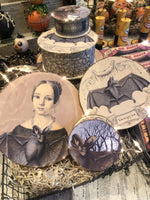 Load image into Gallery viewer, Set of 3 Stacking Boxes with Antique Graphics
