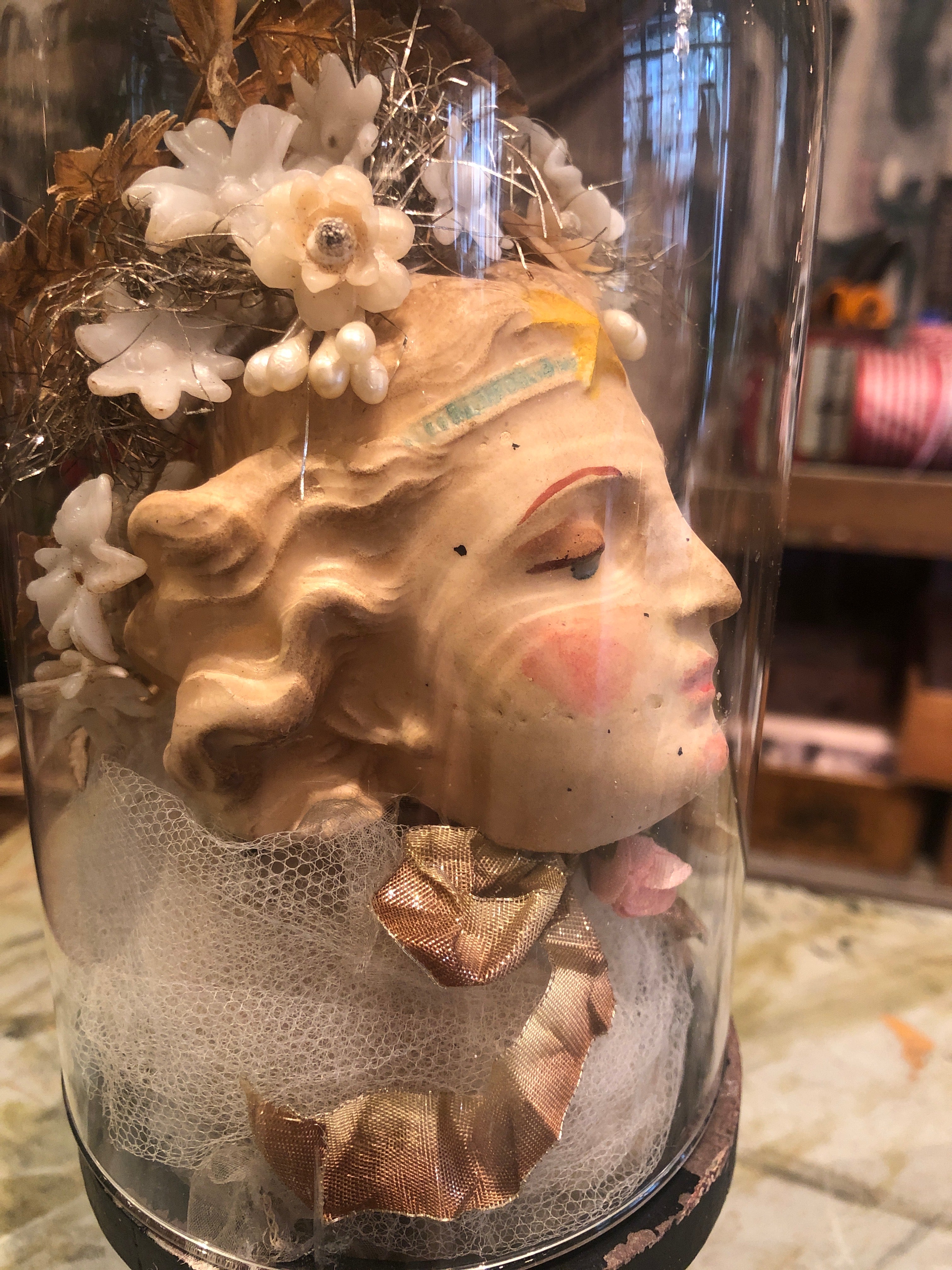 Angelic Cast French "Sacre" Heads