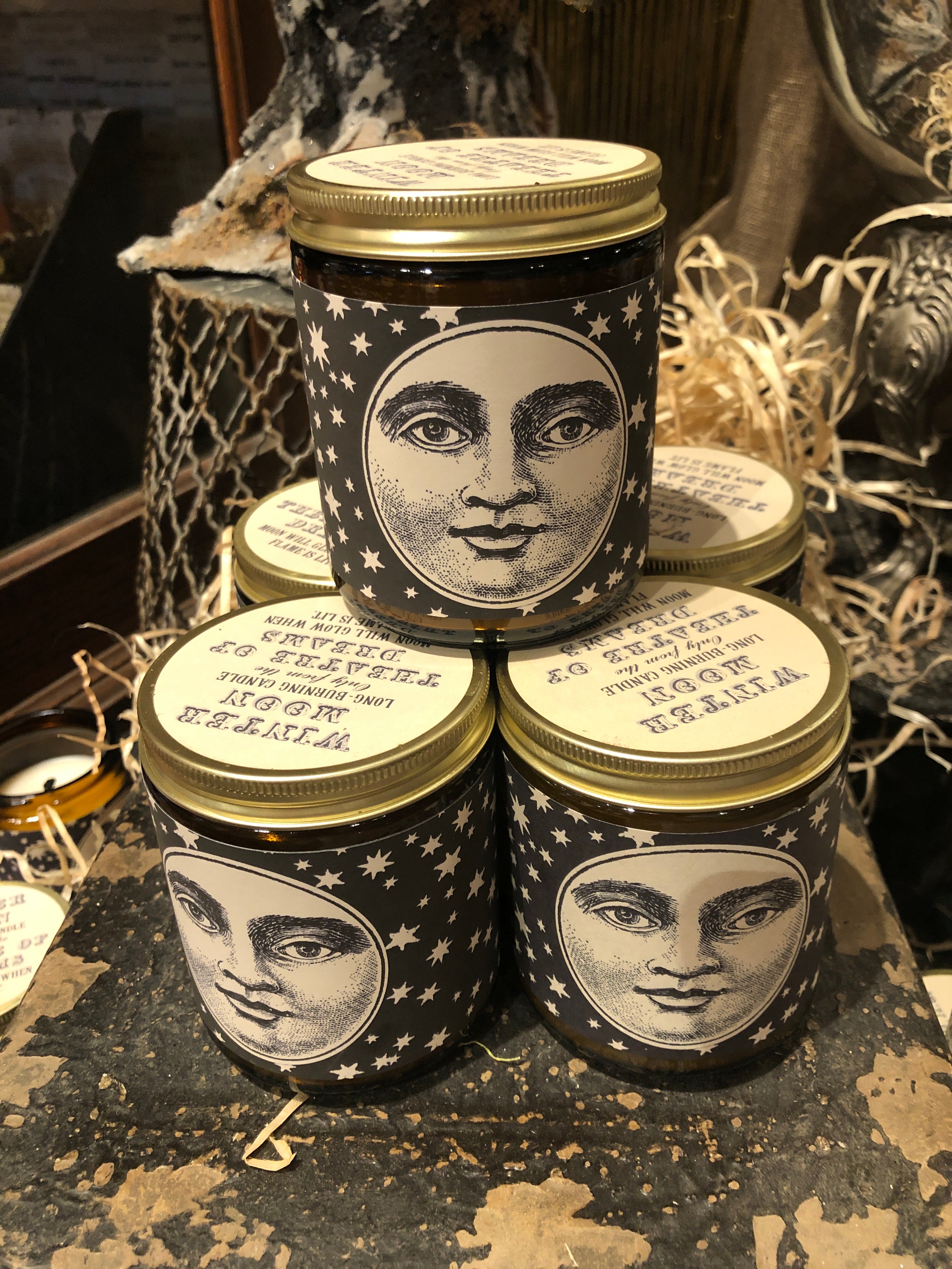 Winter Moon - Theatre of Dreams Custom Candle