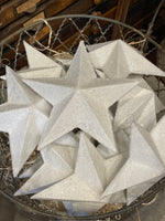 Load image into Gallery viewer, Dimensional White Glitter Stars and Moons
