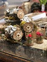 Load image into Gallery viewer, Faux Bois Woodland Treat Container
