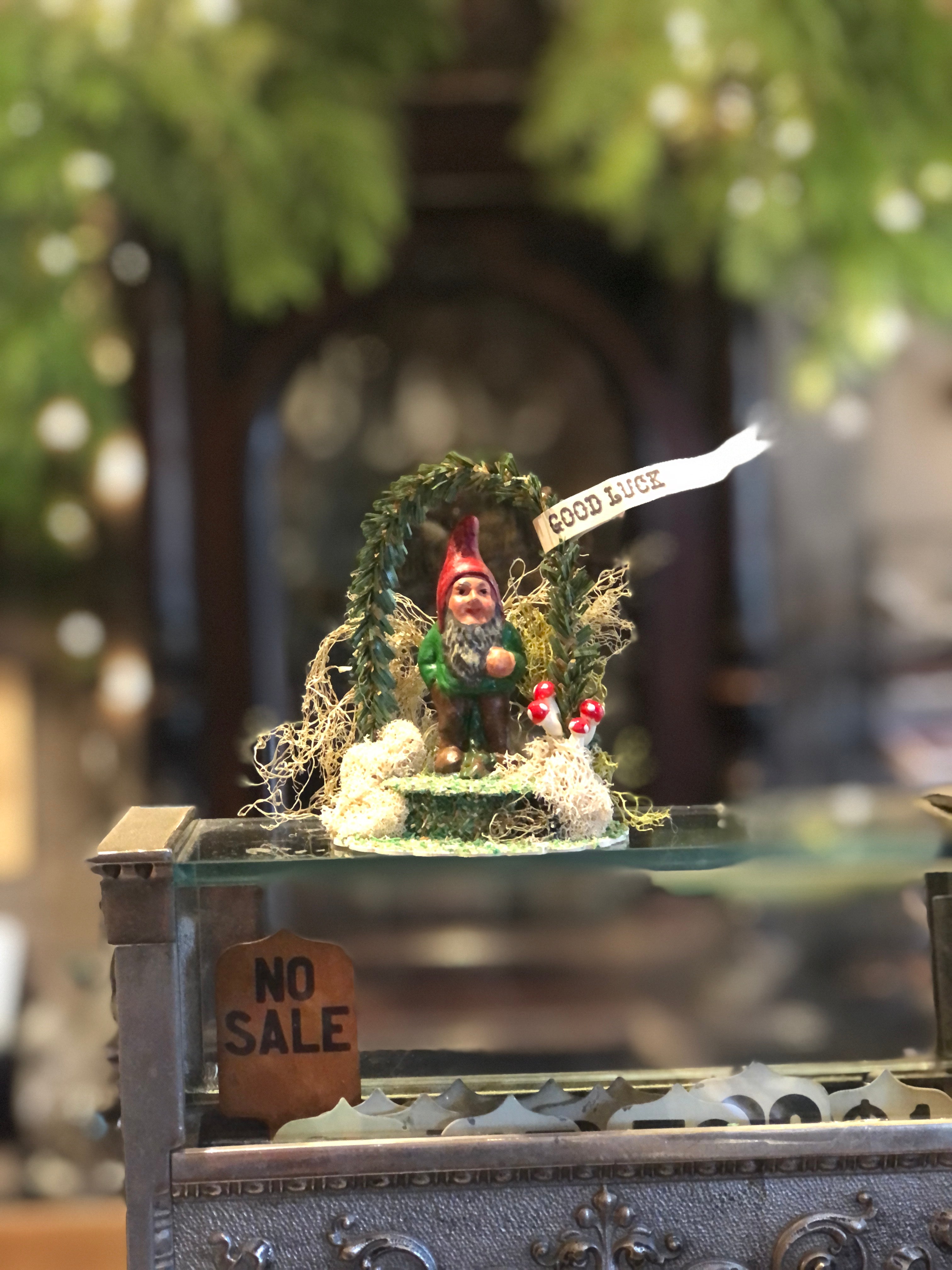 Antique German Miniature Gnome Ornament