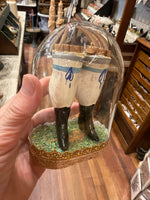 Load image into Gallery viewer, Hand-Cast &amp; Painted  Doll Legs under Glass Dome

