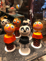 Load image into Gallery viewer, Charming Bobblehead Candy Containers: Jack&#39;o&#39;Lantern and Ghost
