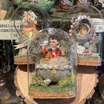 Load image into Gallery viewer, Fairy Tale Glitter Eggs Under Glass Dome

