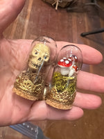 Load image into Gallery viewer, Skull and Mushroom Miniature Domes

