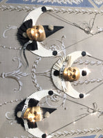 Load image into Gallery viewer, Masquerade Skulls on a White Moon
