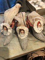 Load image into Gallery viewer, Glittered slipper with Net bag Candy container
