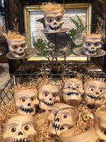 Load image into Gallery viewer, Miniature Vintage-Style Skull Containers
