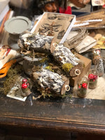 Load image into Gallery viewer, Faux Bois Woodland Treat Container
