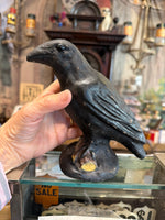 Load image into Gallery viewer, Cast Crow Figure
