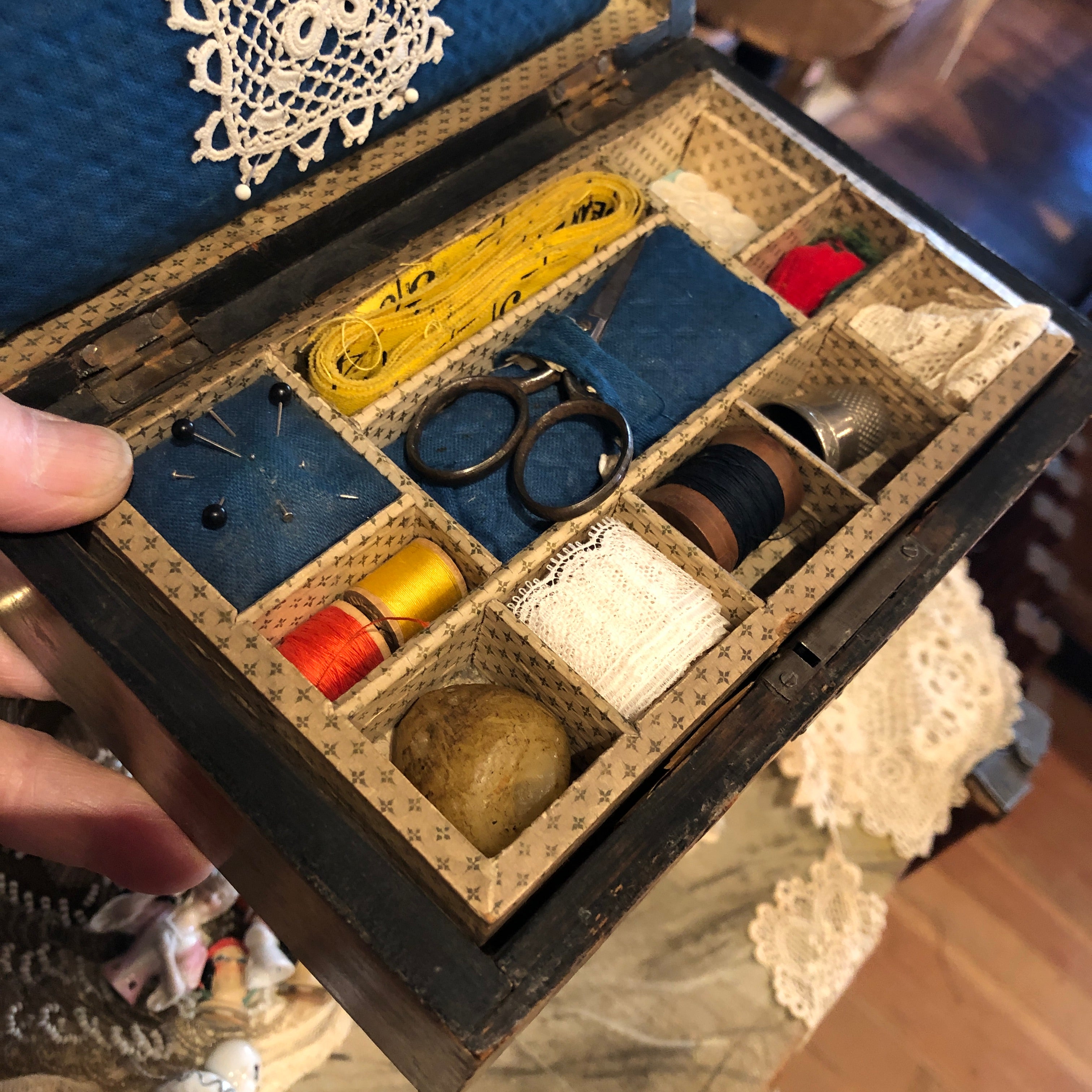 Charming Small Sewing Box