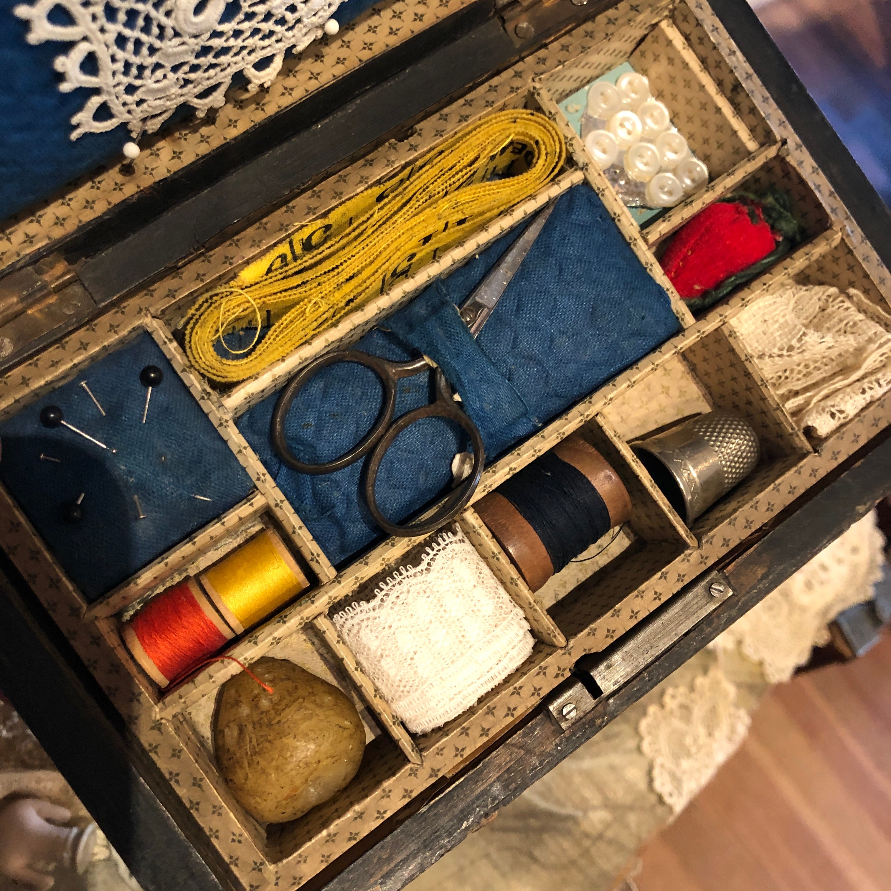 Charming Small Sewing Box