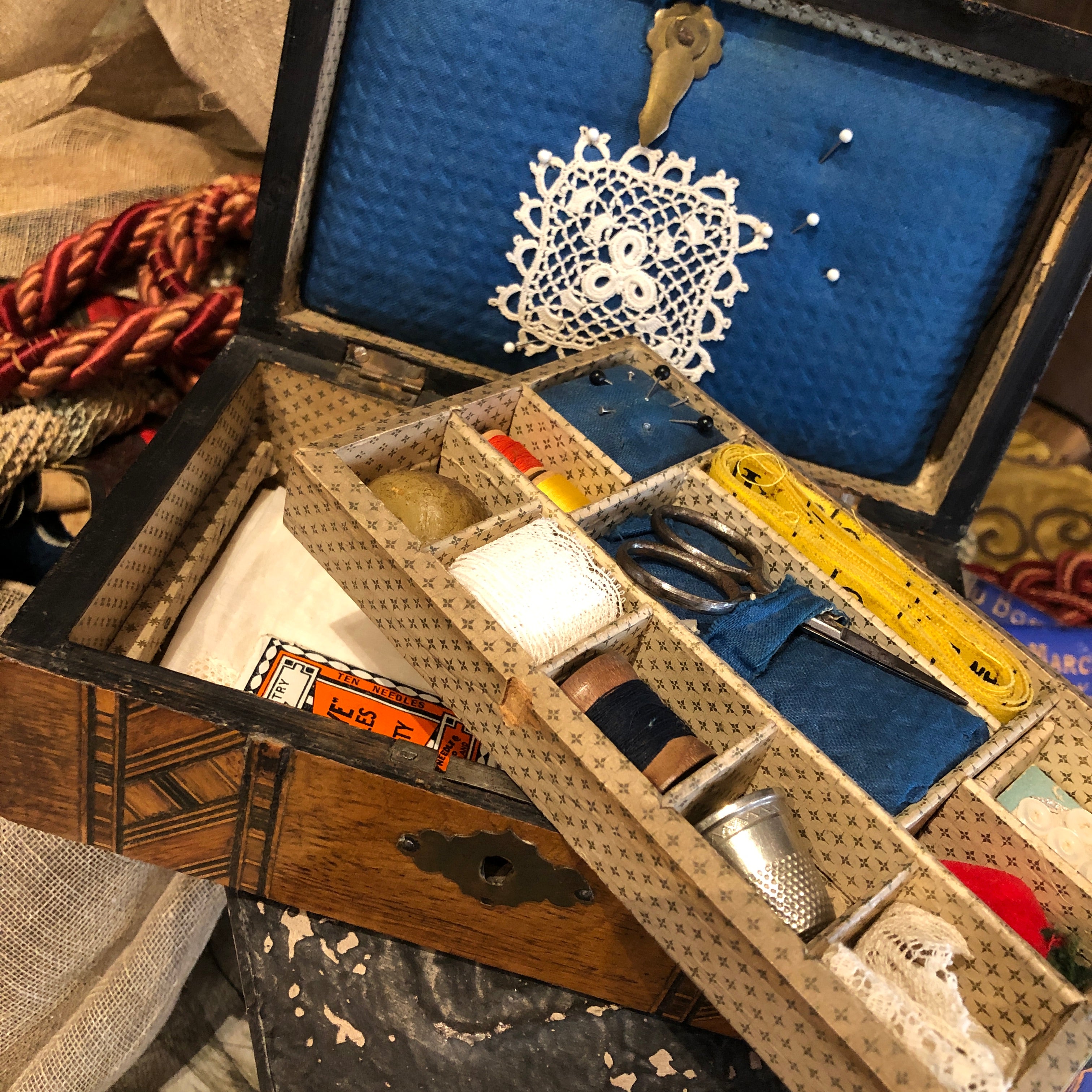 Charming Small Sewing Box