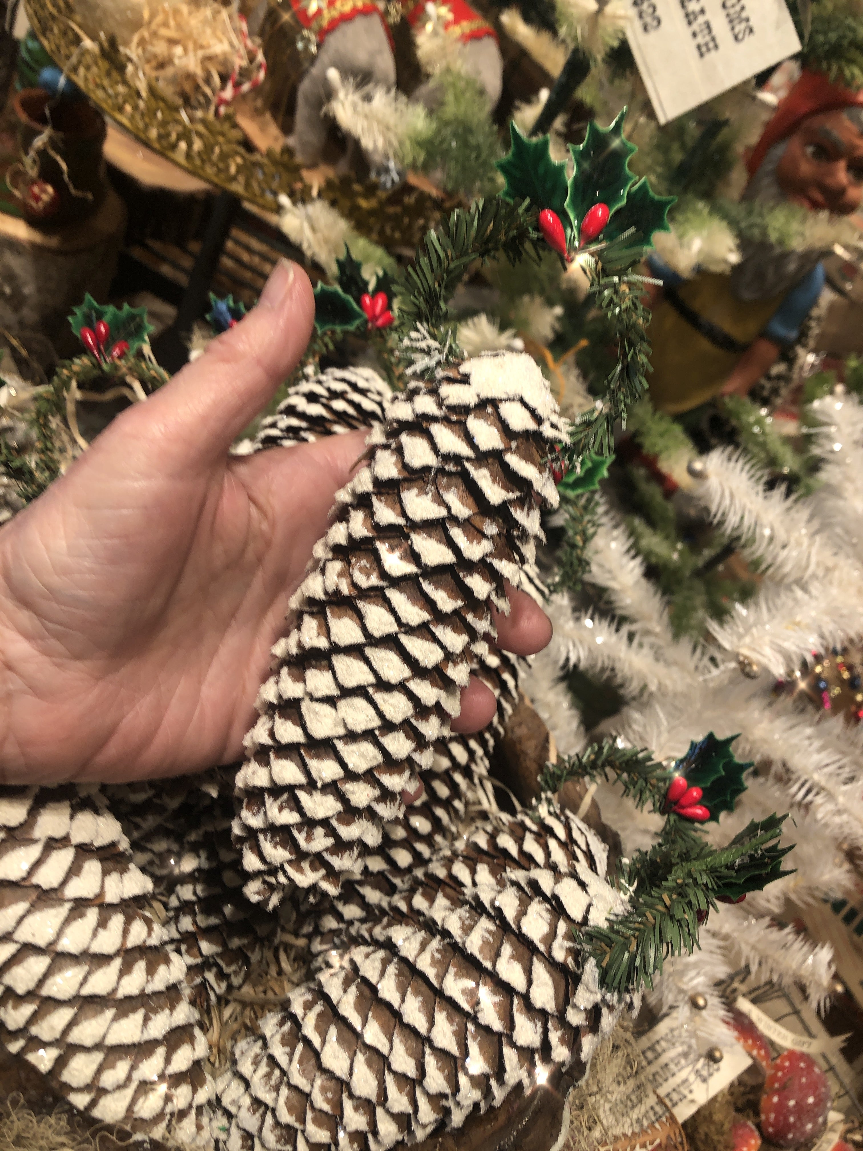 Old Fashioned Pinecone Ornaments