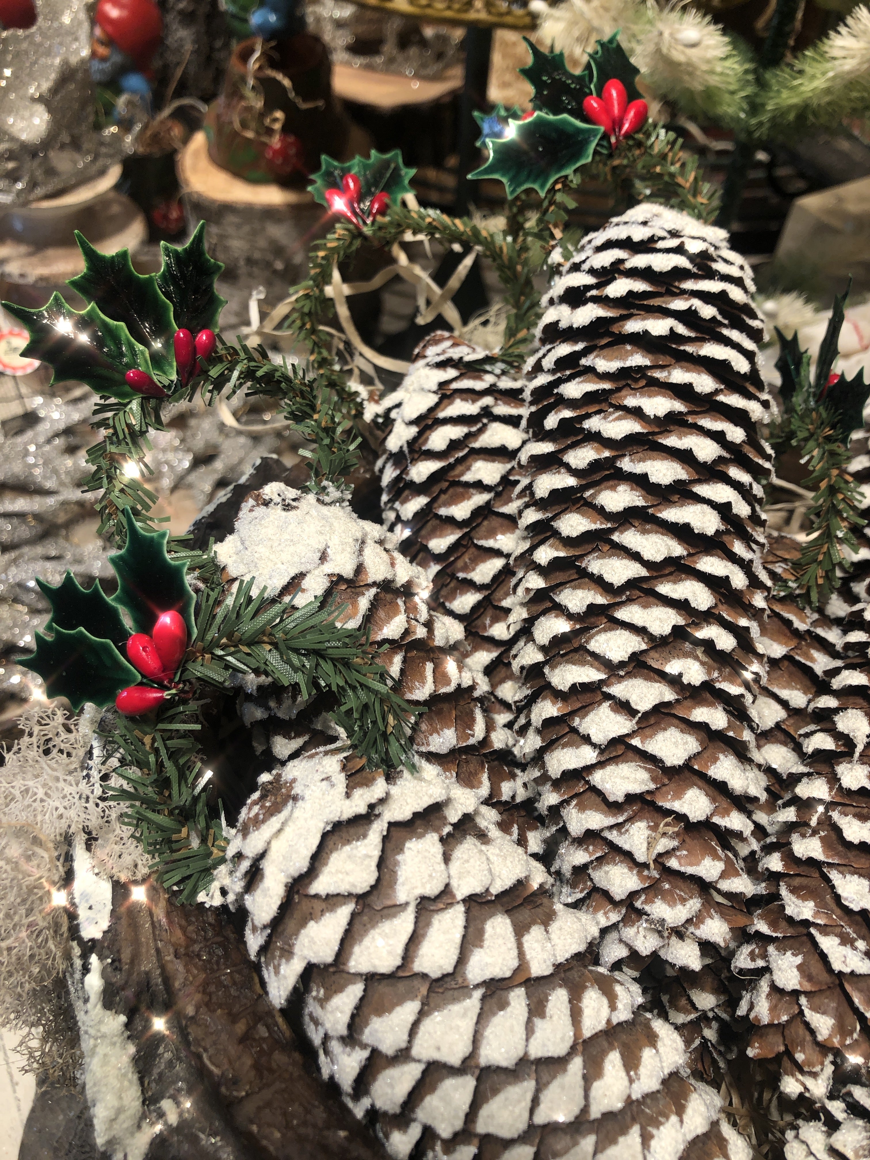 Old Fashioned Pinecone Ornaments