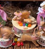 Load image into Gallery viewer, Authentic European Easter Rabbit Candy Container
