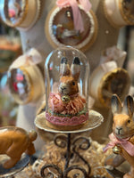 Load image into Gallery viewer, Tiny Bunny in Round Dome
