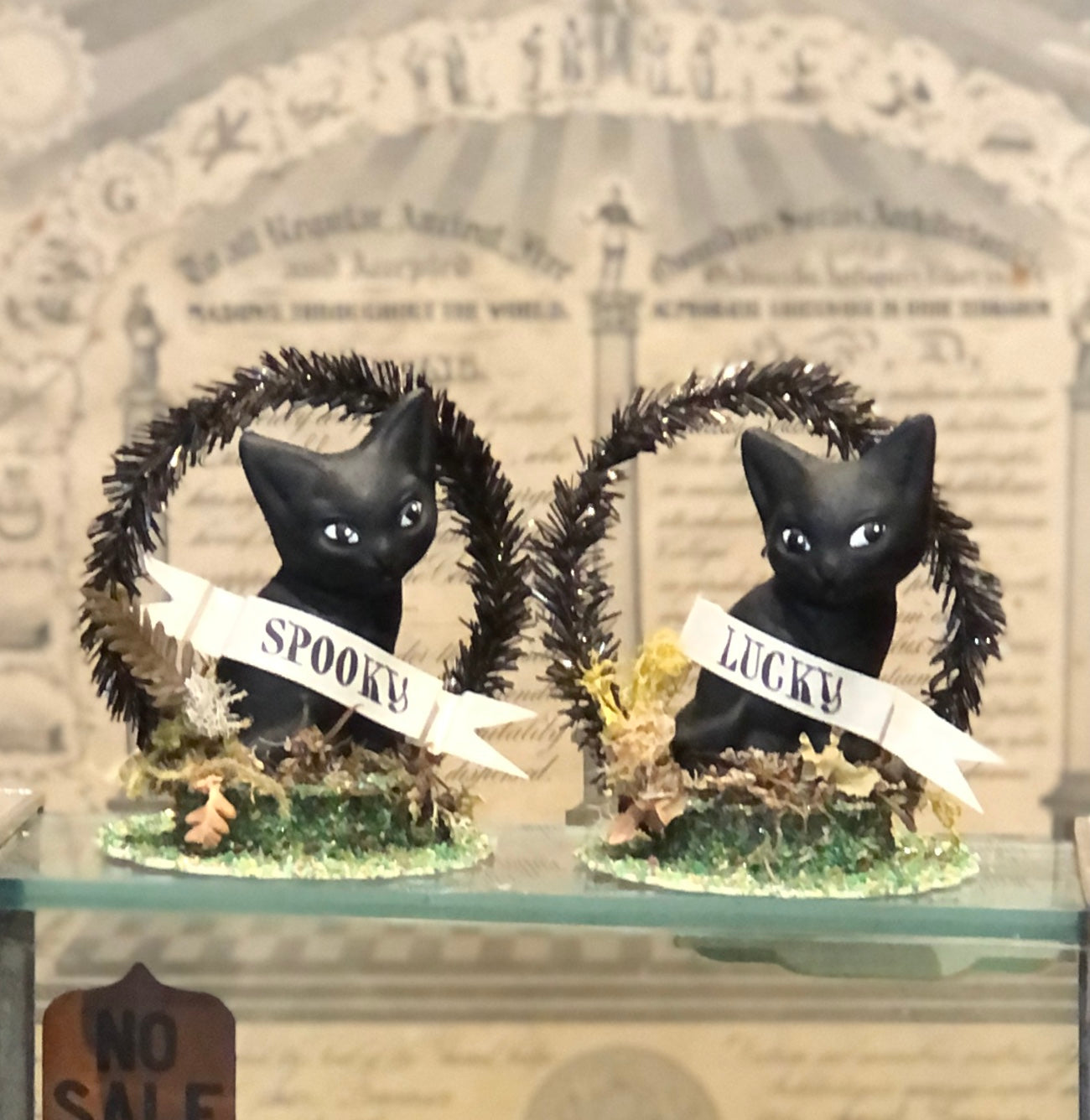 Black Kitten Ornament - Hand Cast!