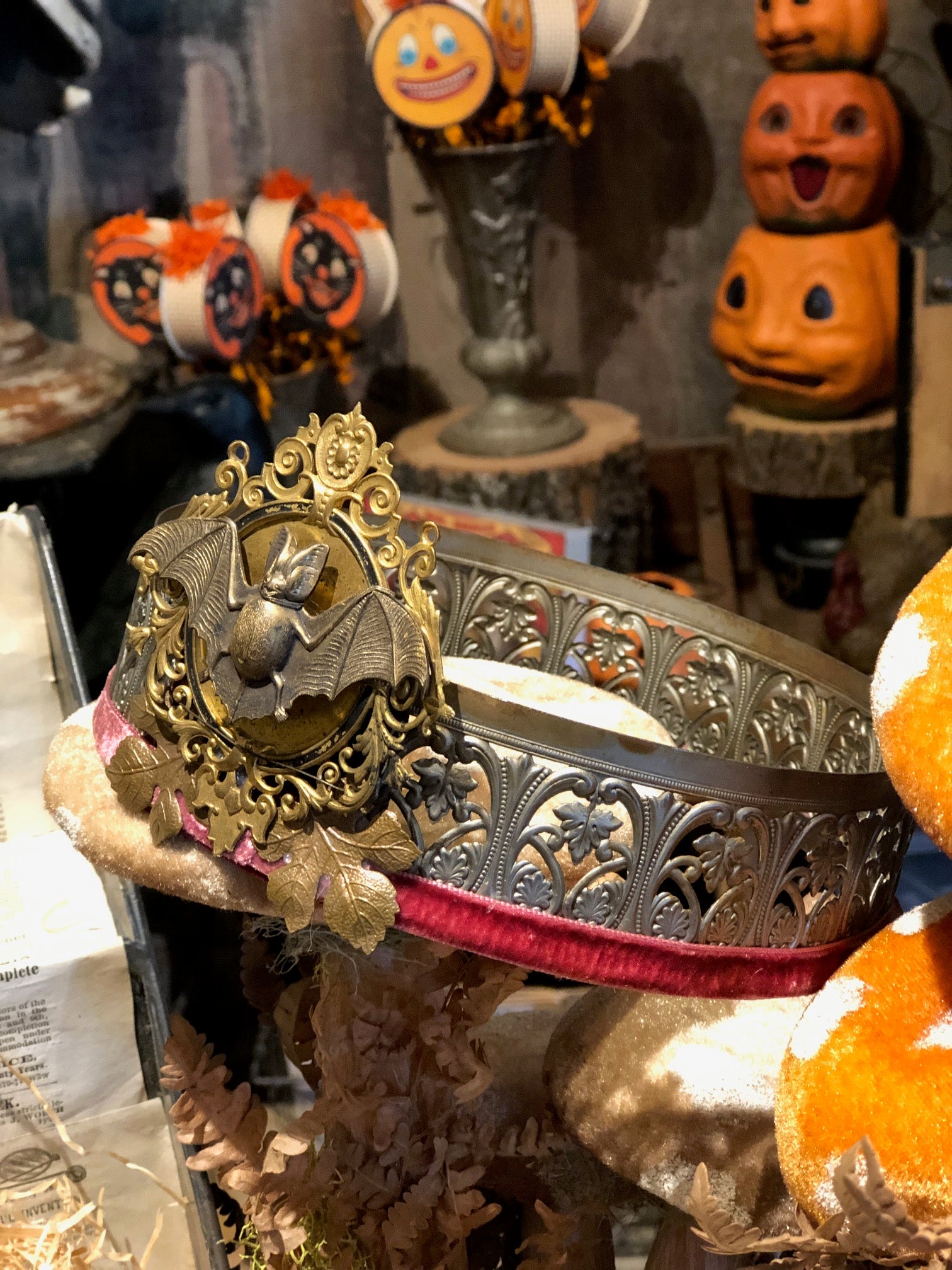 Filagree Metal Vampire Crown