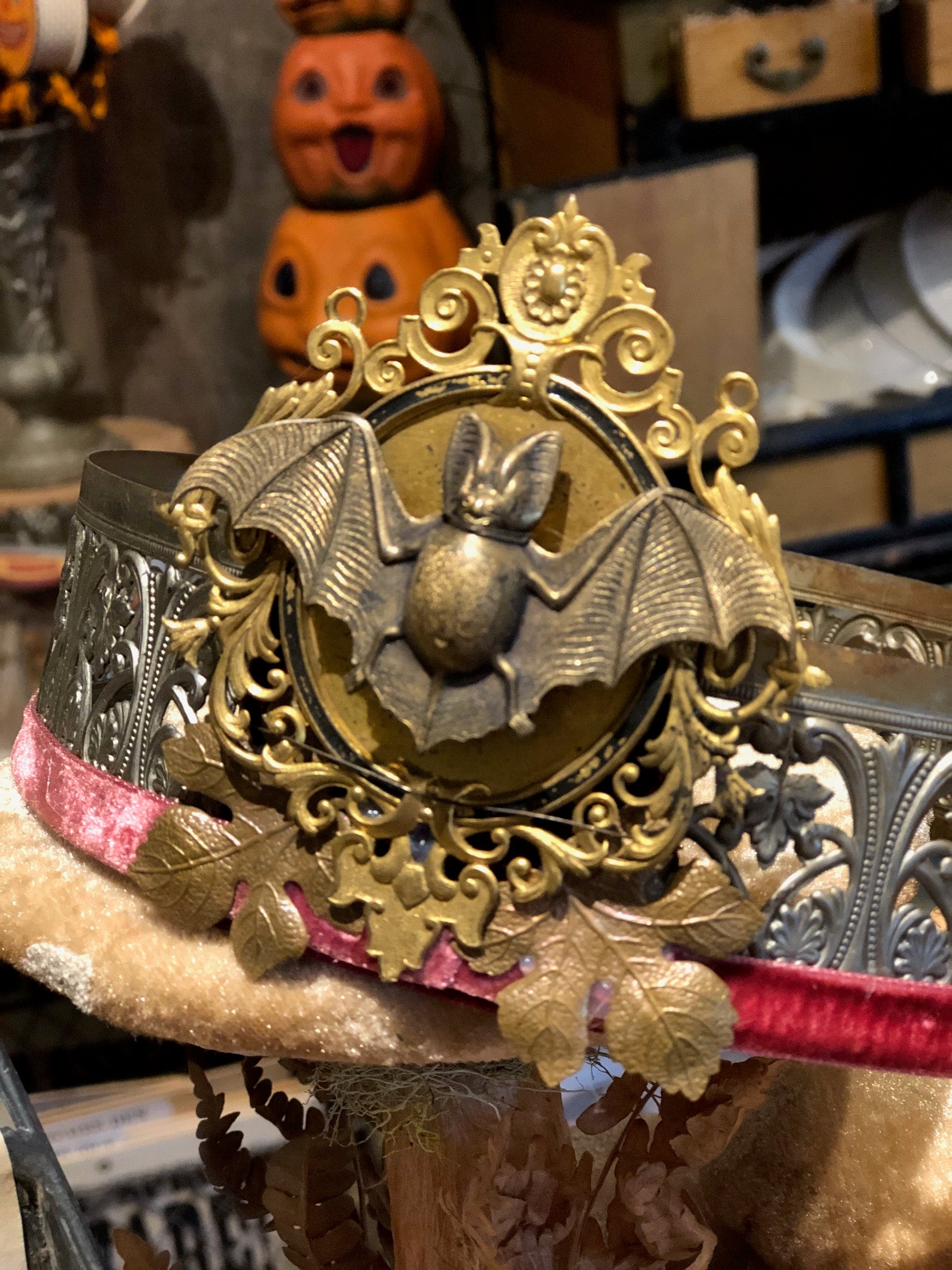 Filagree Metal Vampire Crown