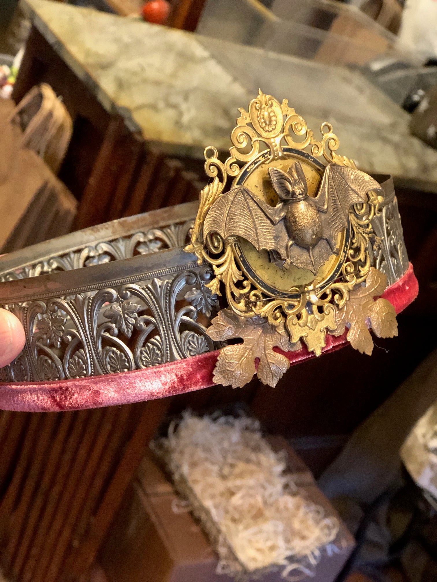 Filagree Metal Vampire Crown