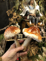 Load image into Gallery viewer, Large Woodland Mushroom Ornament
