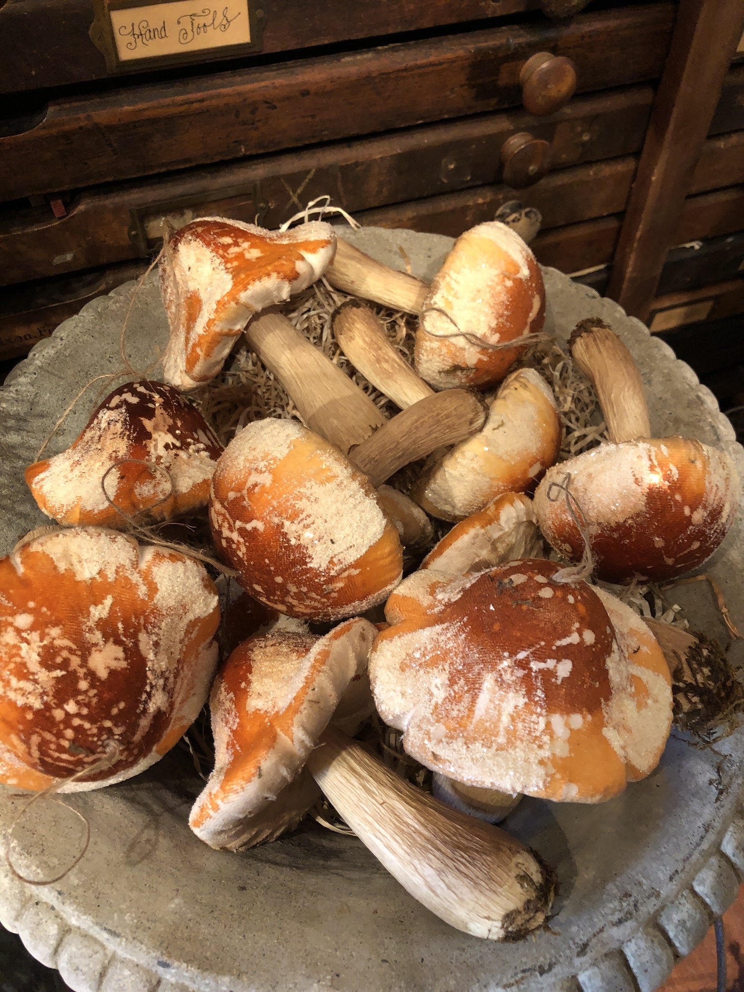 Large Woodland Mushroom Ornament