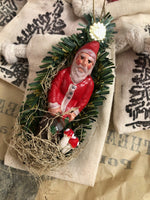 Load image into Gallery viewer, Pocket Santa in Tiny Letterpress Bag
