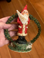 Load image into Gallery viewer, Authentic Belsnickel Santa under Evergreen Arch
