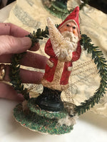 Load image into Gallery viewer, Authentic Belsnickel Santa under Evergreen Arch
