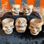 Load image into Gallery viewer, Miniature Vintage-Style Skull Containers
