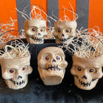 Load image into Gallery viewer, Miniature Vintage-Style Skull Containers
