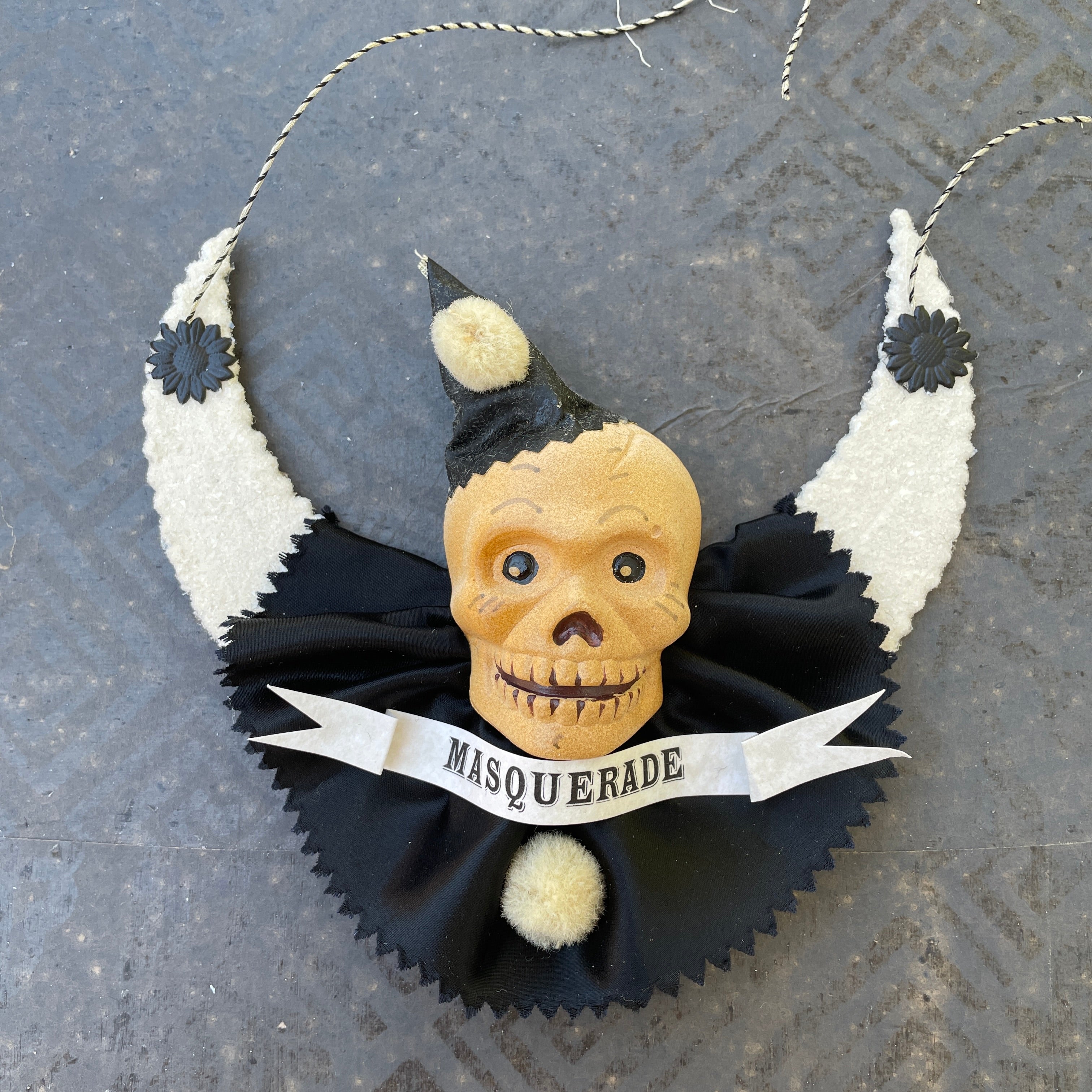 Masquerade Skulls on a White Moon