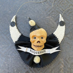 Load image into Gallery viewer, Masquerade Skulls on a White Moon
