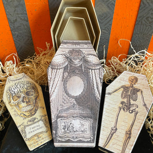Nesting Coffin Treat Boxes - Set of Three
