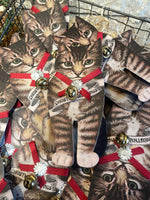 Load image into Gallery viewer, Fold-Out Christmas Kitten
